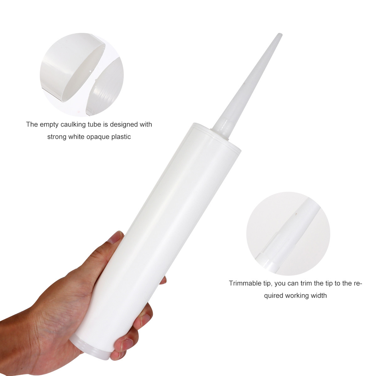 5 pcs Empty Caulk Tubes Plasti - Home Improvement Tools recensie en prijs