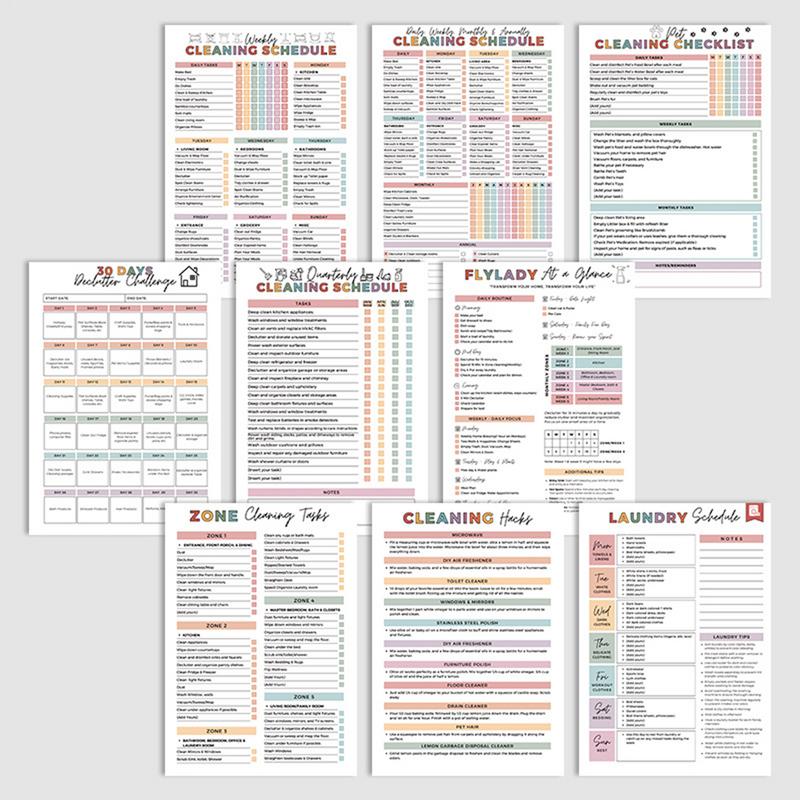 Household Cleaning Schedule Cl - Home Improvement Books recensie en prijs