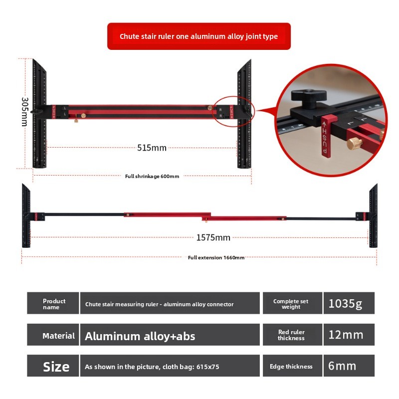 Aluminum Alloy Stair Ruler,Hig - Home Improvement Tools recensie en prijs
